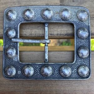 Vintage belt buckle  pirate swashbuckler vibes cosplay quality metal pewter